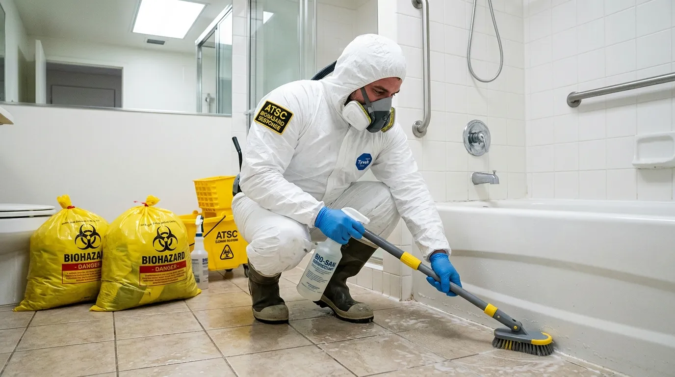 Decontamination equipment deployed for Blood Cleanup in North Fair Oaks